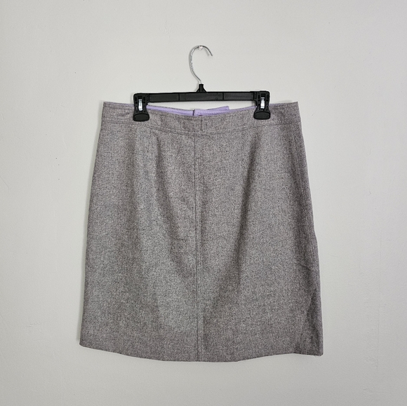 J. Crew Gray Wool Blend Mini Skirt - Picture 4 of 6